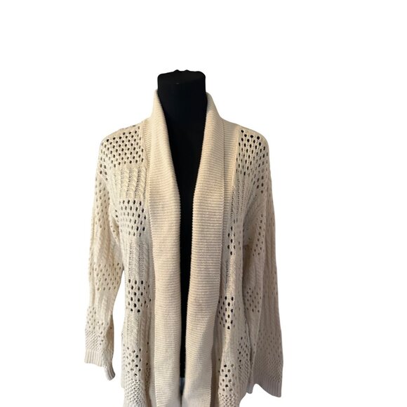 89th & Madison cream open front cardigan size PXL - Picture 4 of 7